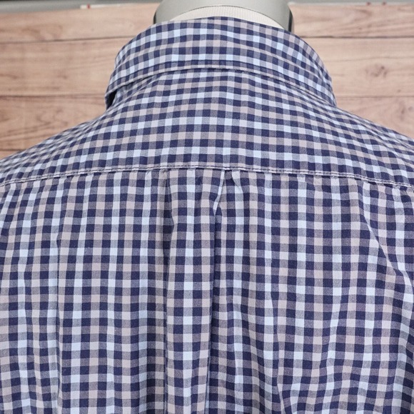 NAT NAST GINGHAM CHECK LONG SLEEVE BUTTON DOWN SHIRT MENS L - Picture 6 of 8